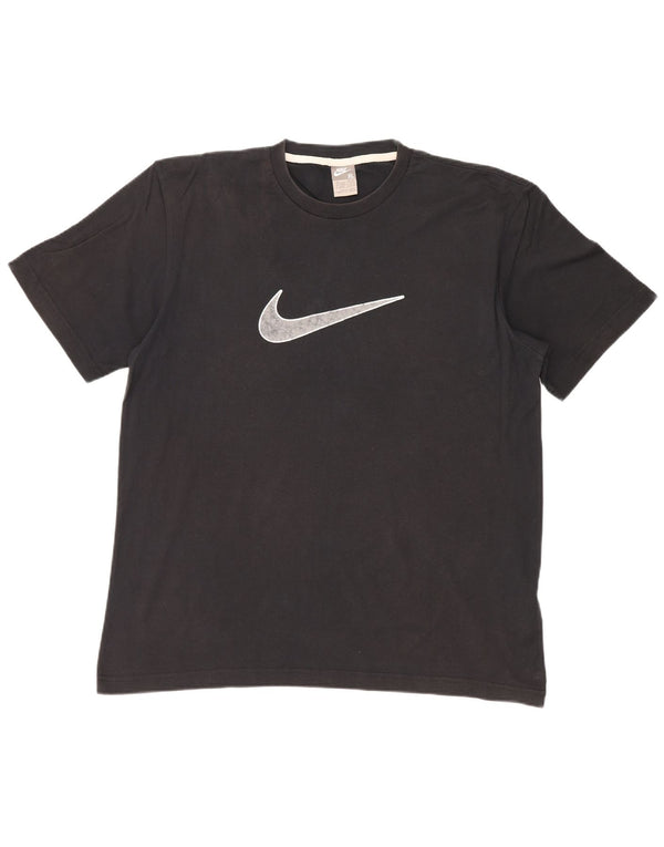 T-shirt grafica da uomo NIKE Top UK 45/47 XL cotone nero