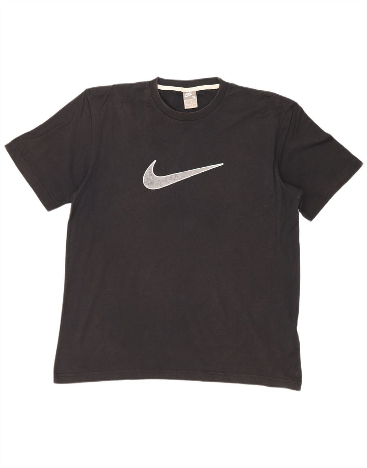 T-shirt grafica da uomo NIKE Top UK 45/47 XL cotone nero
