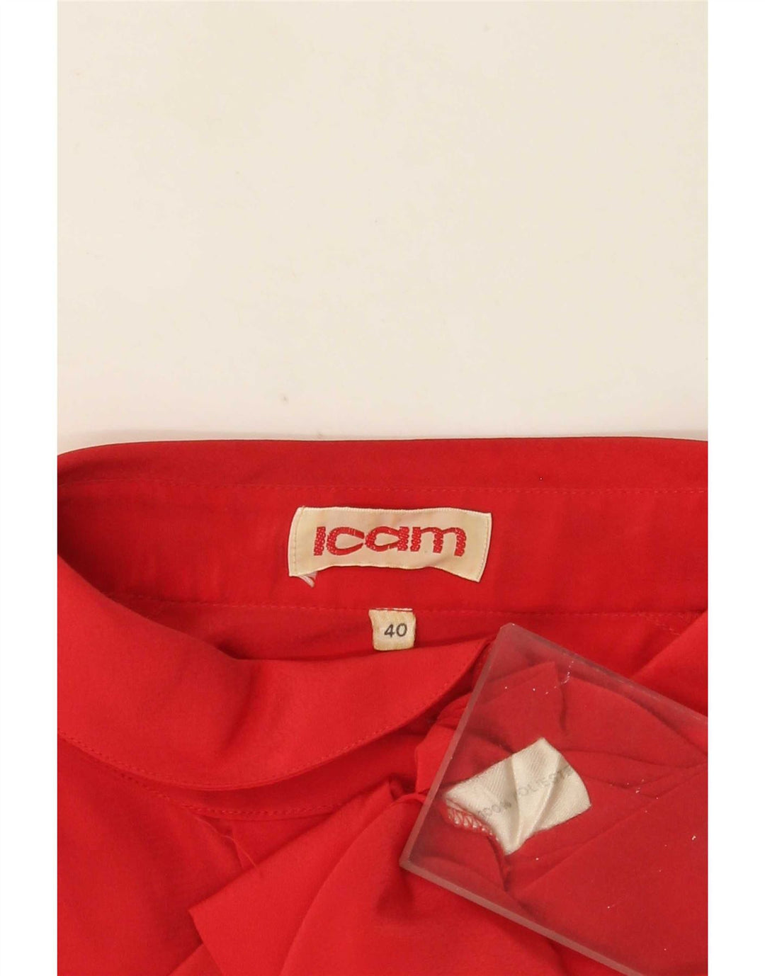 Camicia Camicia Donna Icam IT 40 Small Rosso Poliestere