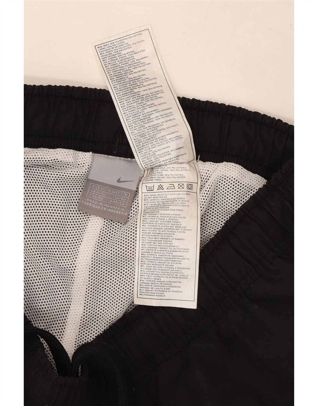 Pantaloni da tuta da uomo Nike Medium Nero Poliestere