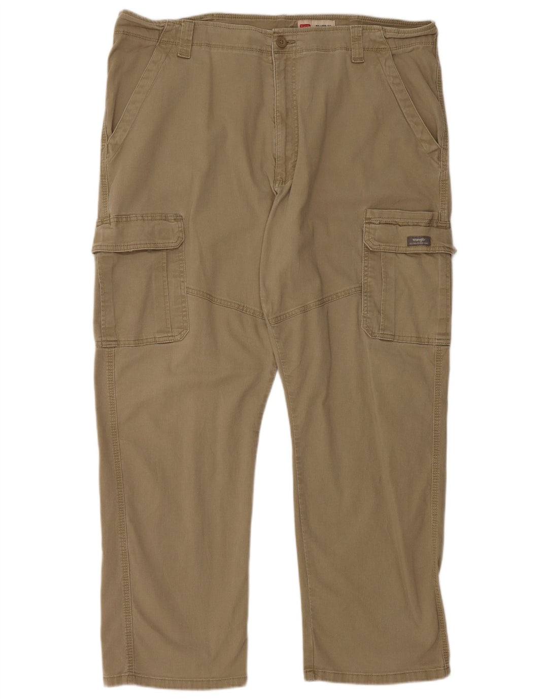 Pantaloni cargo da uomo dalla vestibilità comoda WRANGLER W40 L30 in cotone beige
