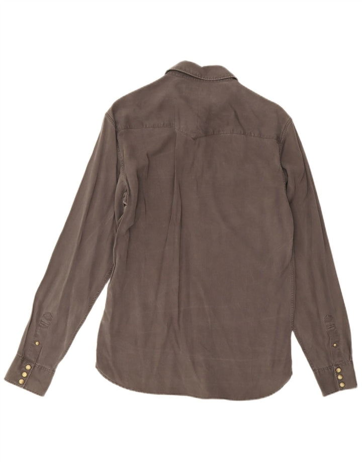 Camicia Uomo All Saints Small Lyocell Grigio