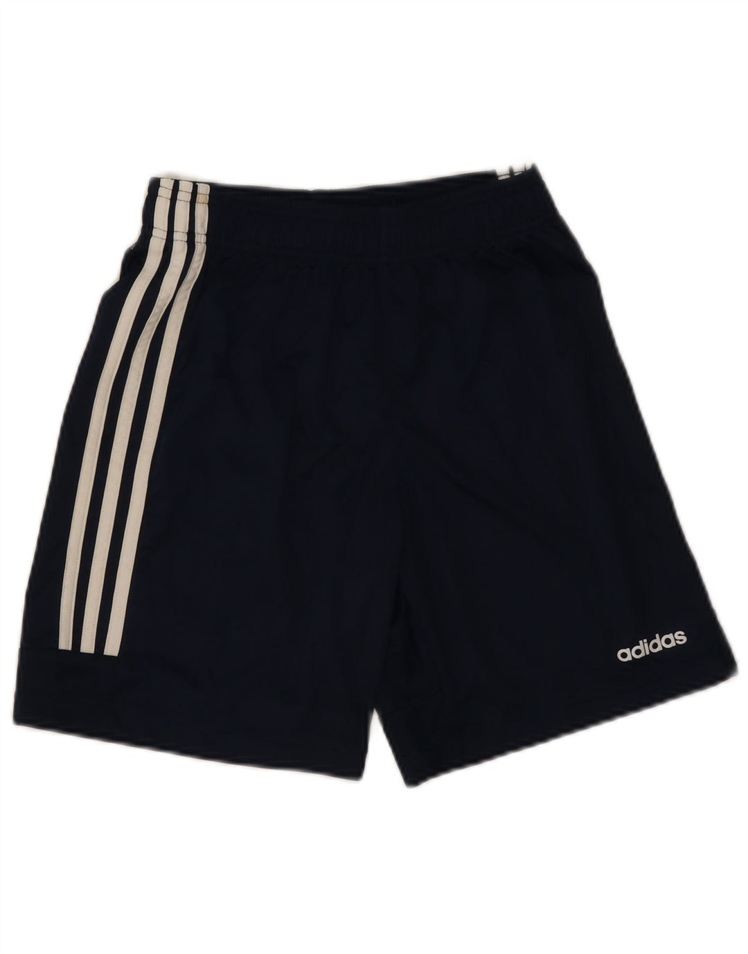 Pantaloncini sportivi Adidas Climalite da ragazzo 13-14 anni in poliestere blu navy