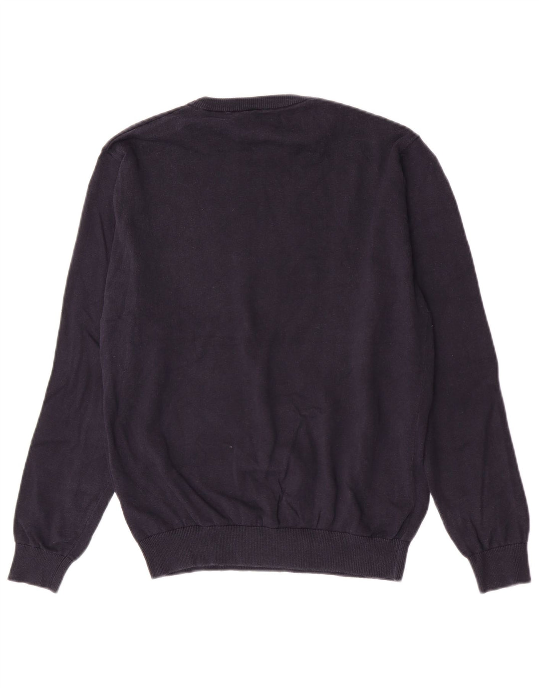 Maglione maglione girocollo da uomo Pierre Cardin cotone medio blu navy