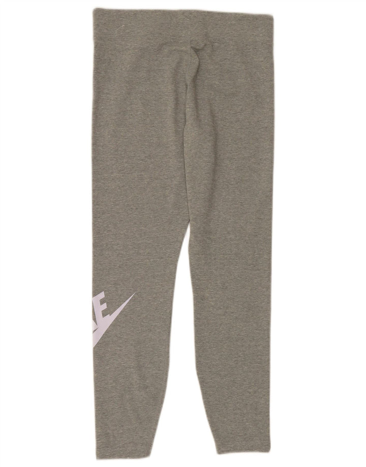 Leggings grafici da donna Nike UK 14 grande cotone grigio