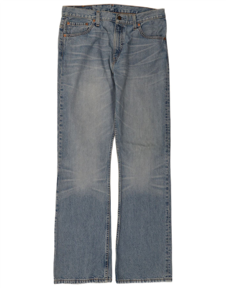 Levi's Uomo 507 Jeans Bootcut W32 L34 Cotone Blu