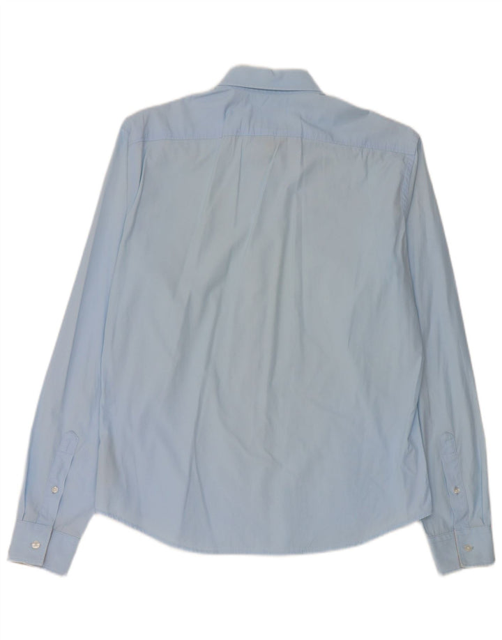 Camicia BRIT da uomo Burberry in cotone blu medio