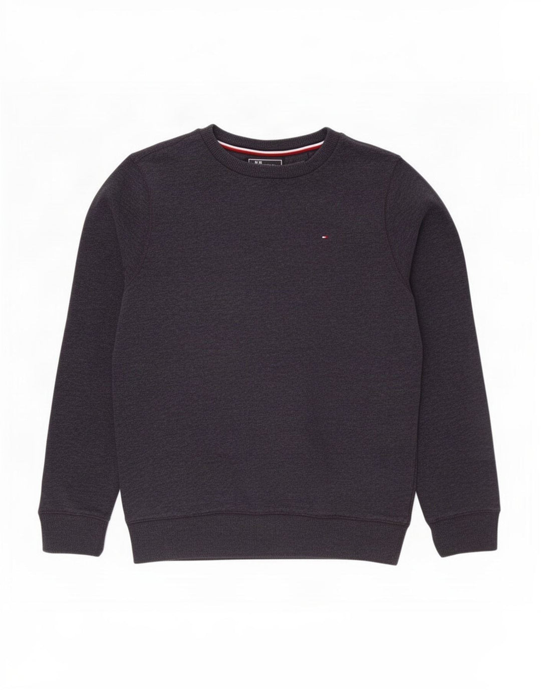 Tommy Hilfiger Ragazzi Felpa Maglione 15-16 anni Cotone Grigio