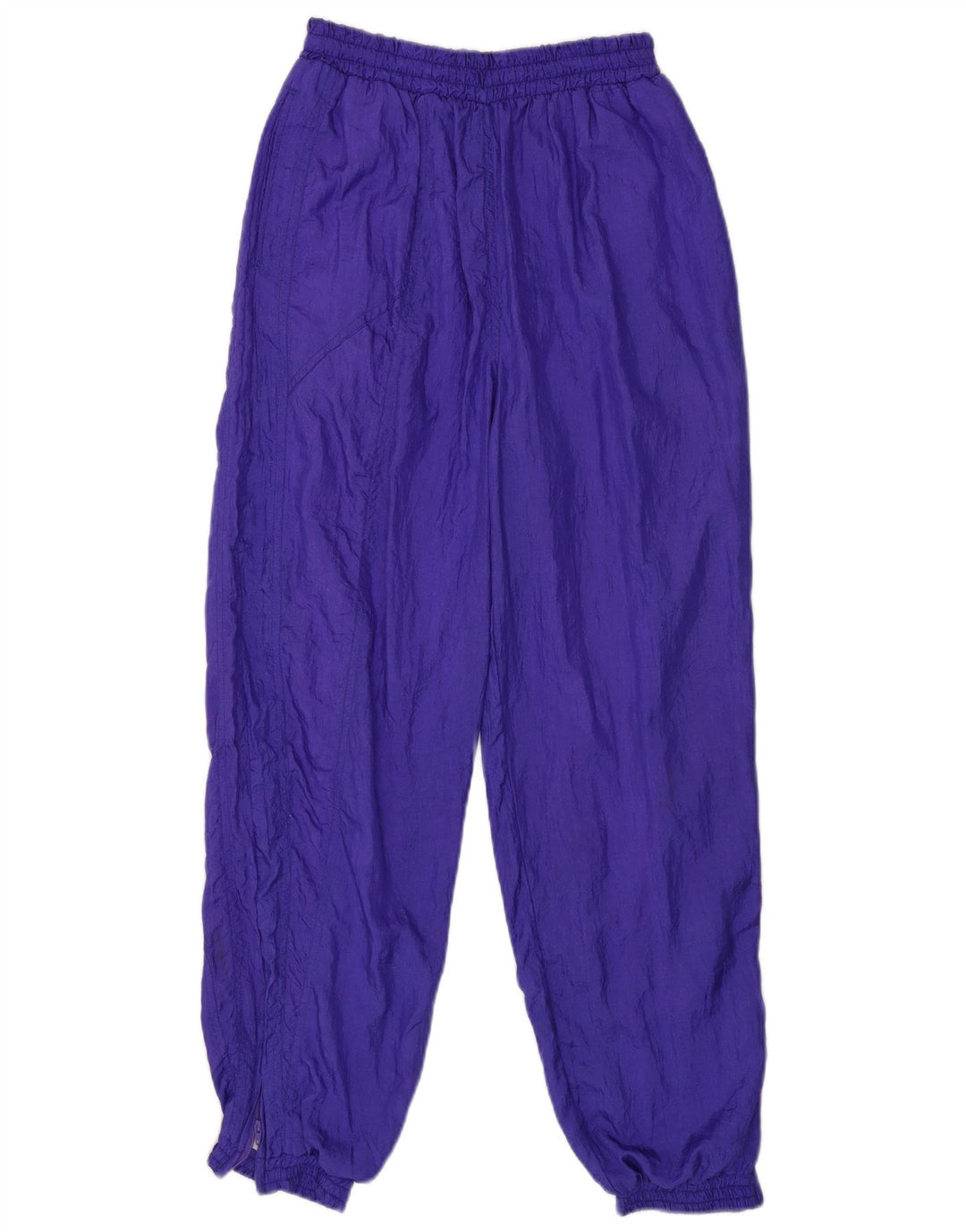 Pantaloni da tuta da uomo vintage da jogging in nylon viola medio