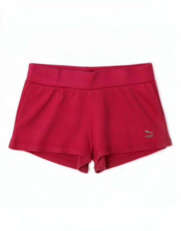 Pantaloncini sportivi da donna Puma UK 14 Large Rosa Cotone