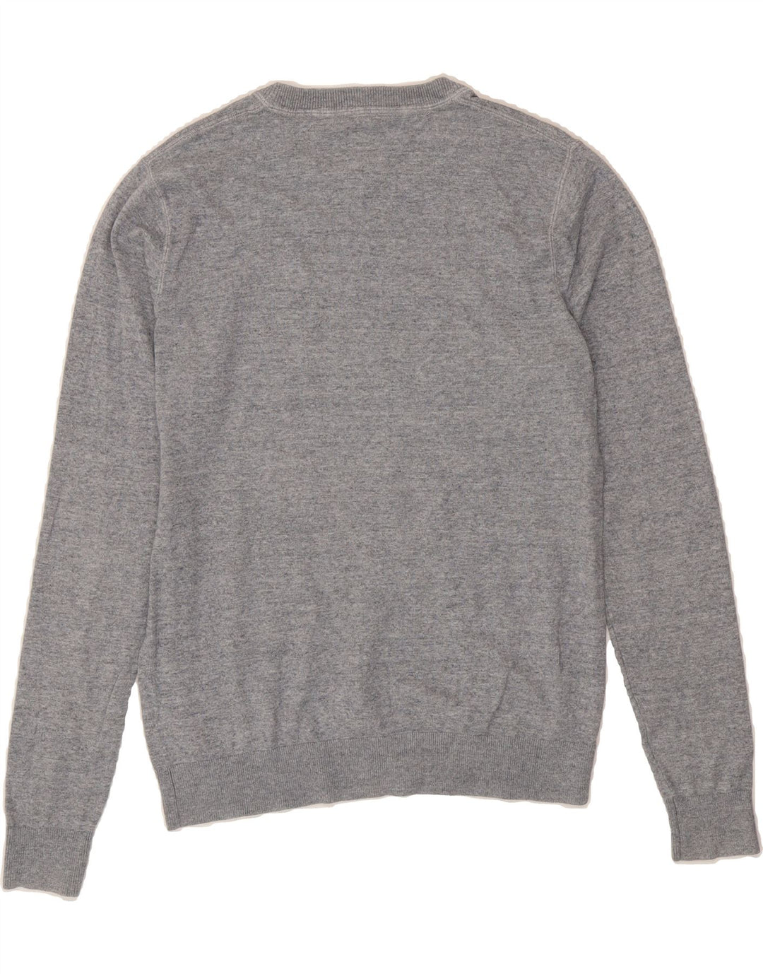 TOMMY HILFIGER Mens Crew Neck Jumper Sweater Large Grey Cotton Vintage Tommy Hilfiger and Second-Hand Tommy Hilfiger from Messina Hembry 