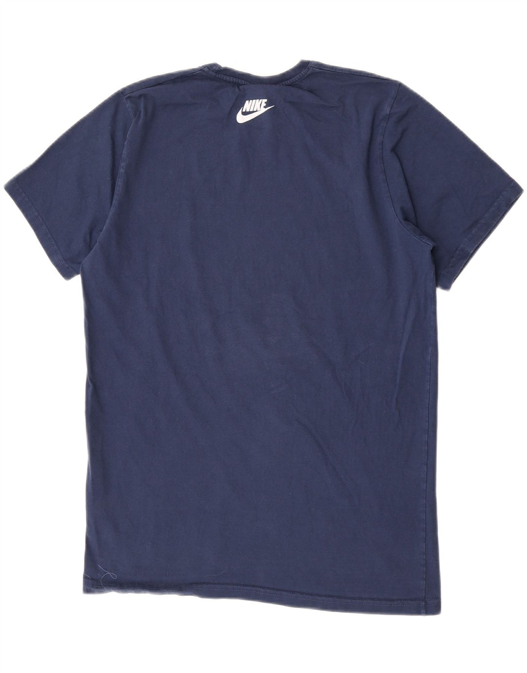 T-shirt grafica da uomo Nike Top Large in cotone blu navy