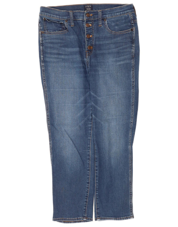 J. Crew Jeans dritti a vita alta da donna W30 L25 cotone blu