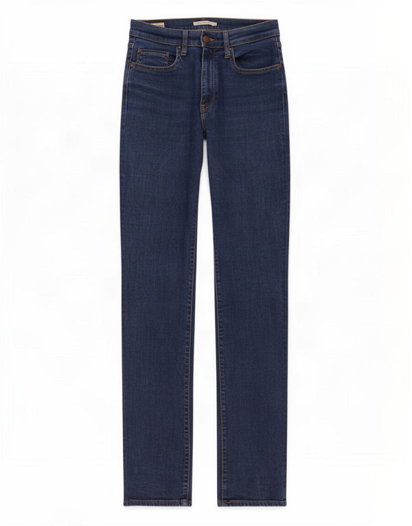 Jeans dritti a vita alta Levi's 724 da donna W30 L32 Lyocell blu