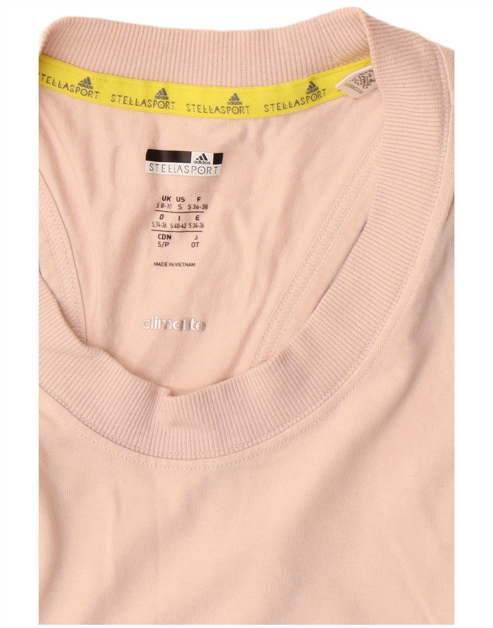 ADIDAS Womens Climalite Graphic Vest Top UK 8/10 Small Pink