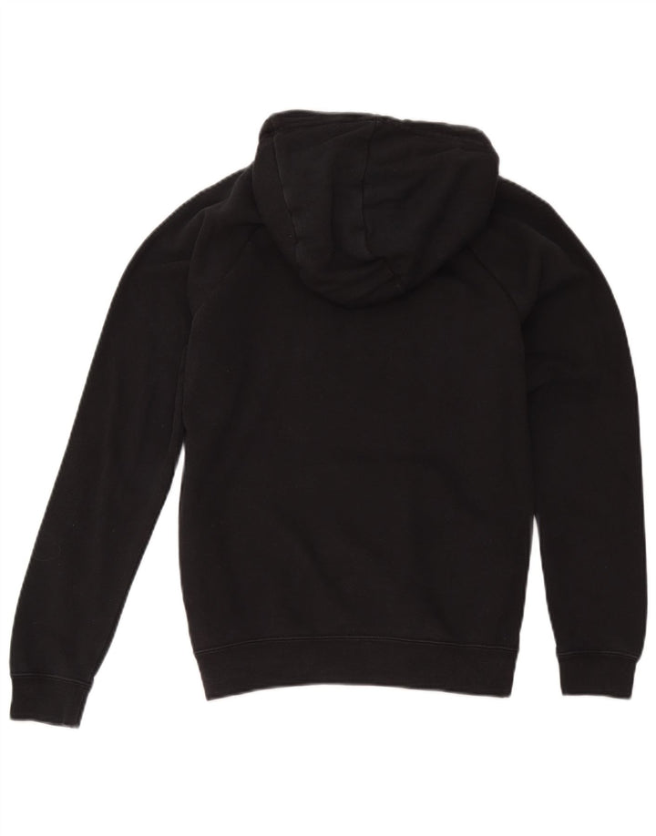 Felpa con cappuccio grafica Nike da uomo piccola in cotone nero