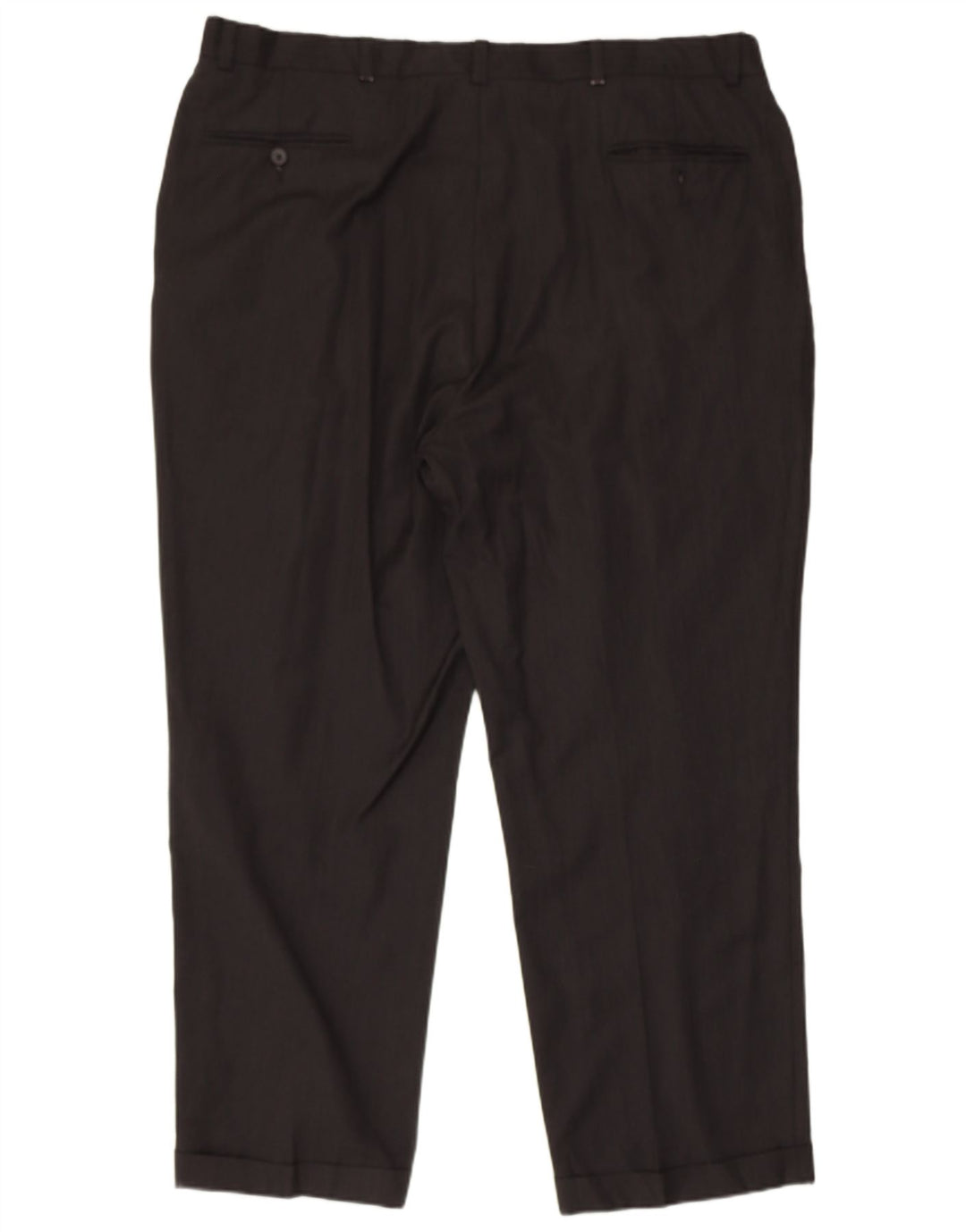 NAUTICA Womens Pegged Suit Trousers W42 L29 Black Wool