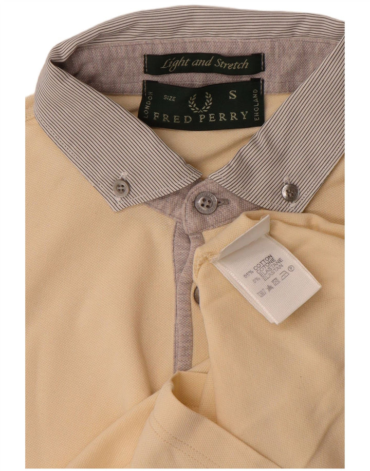 Polo da uomo Fred Perry piccola in cotone bianco sporco