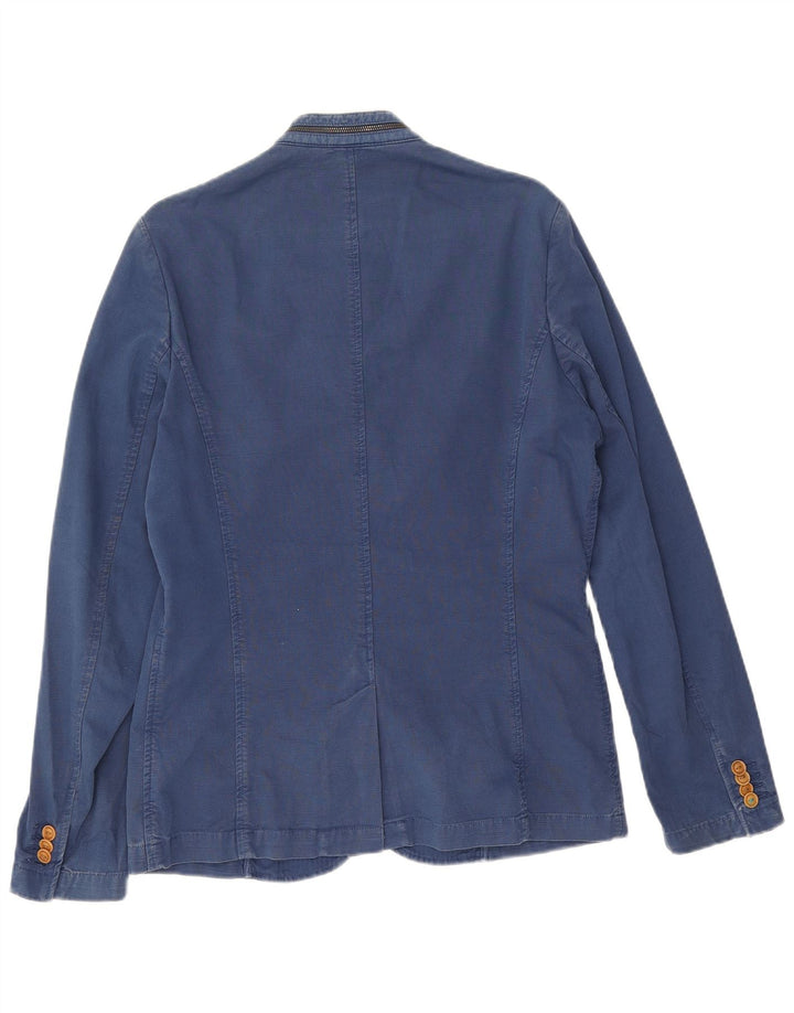 Giacca blazer da uomo a 5 bottoni Zara UK 38 blu navy medio