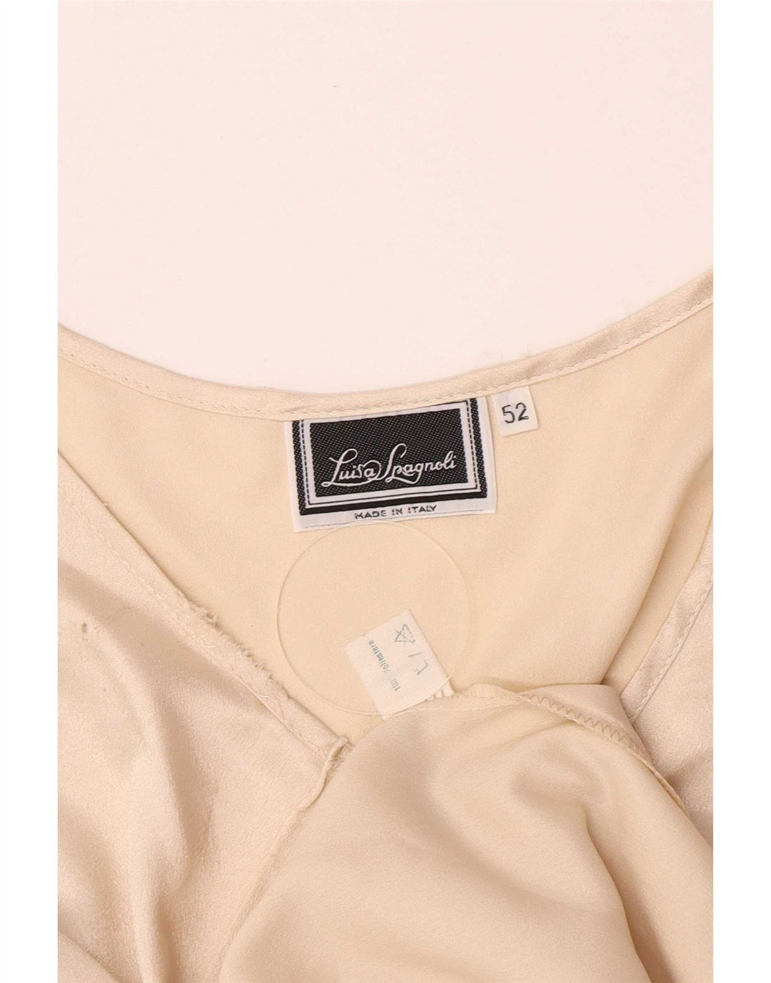 Canotta corta da donna Luisa Spagnoli IT 42 2XL Poliestere beige