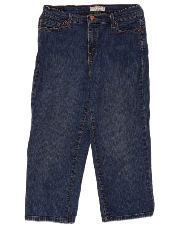 Levi's Girls 512 Capri Jeans 9-10 anni W30 L20 Blu Cotone