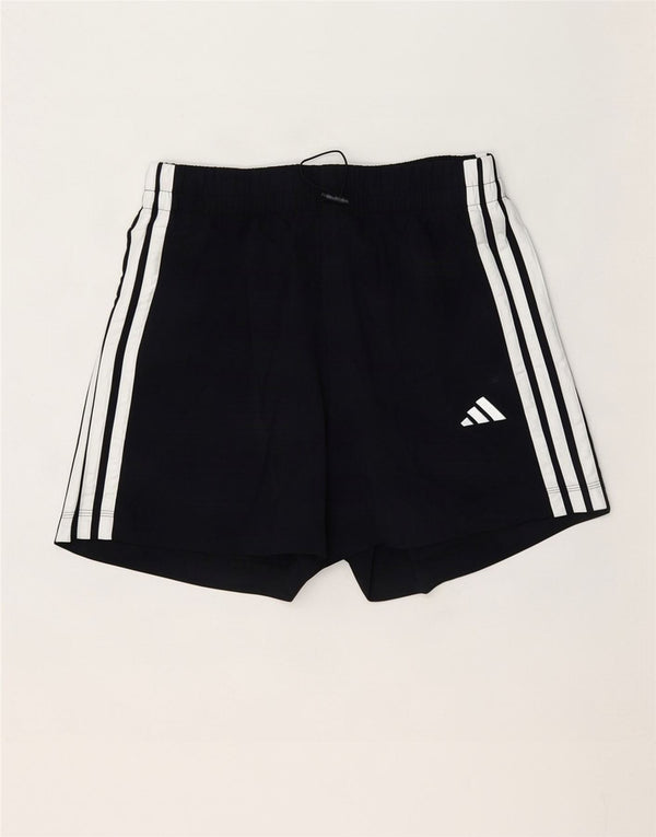 Pantaloncini sportivi Adidas da donna UK 8/10 Small Nero Poliammide