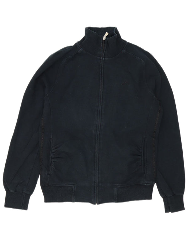 Giacca da tuta da uomo Adidas UK 36/38 Small Blu Navy Cotone
