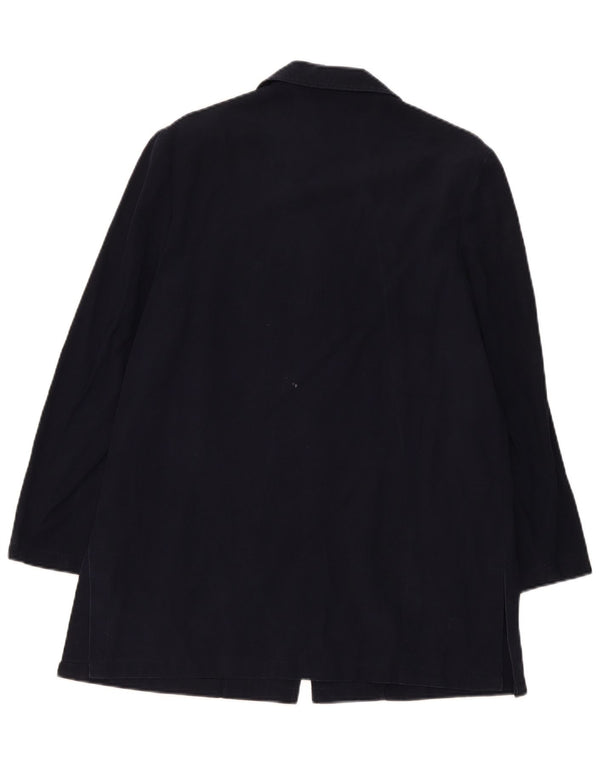 Giacca blazer St. Michael da donna Marks & Spencer UK 14 grande blu navy