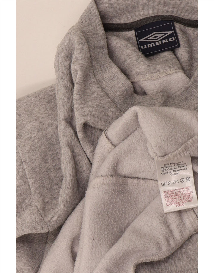 Felpa Umbro Uomo Maglione XL Grigio Cotone