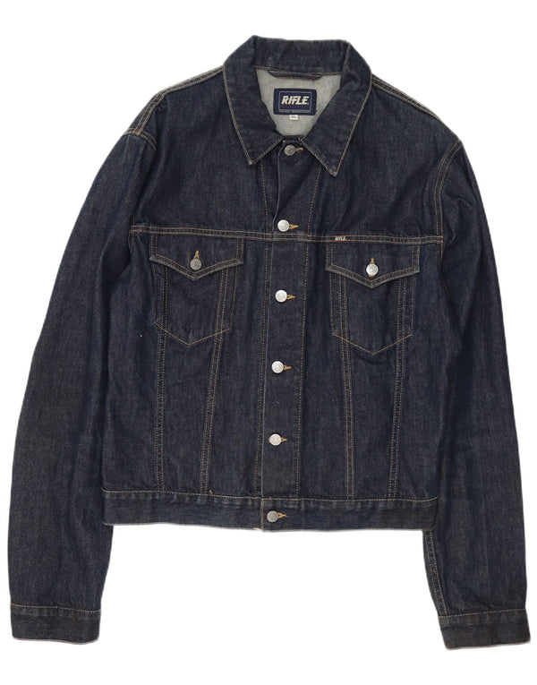 Giacca di jeans da uomo Rifle UK 42 XL Cotone blu