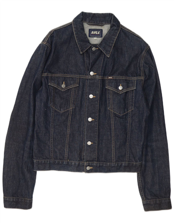 Giacca di jeans da uomo Rifle UK 42 XL Cotone blu