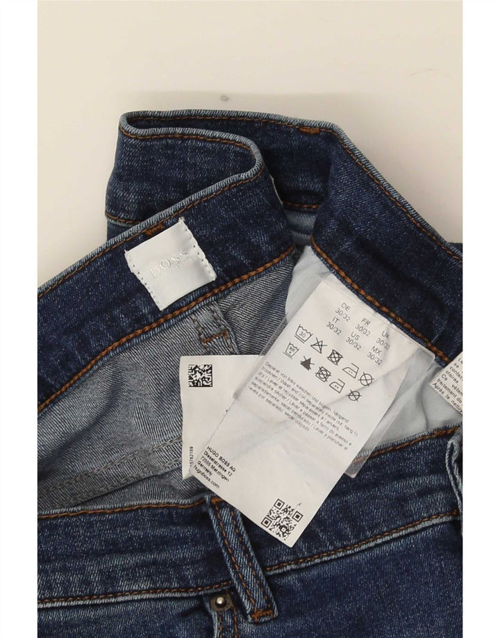 Jeans slim da donna Hugo Boss W30 L32 cotone blu