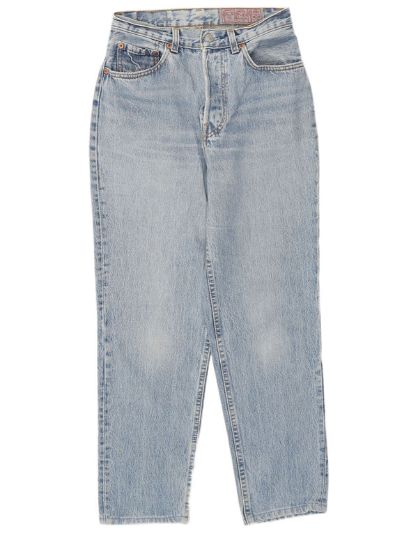 Levi's Womens 501 Straight Jeans W28 L27 Blue Cotton
