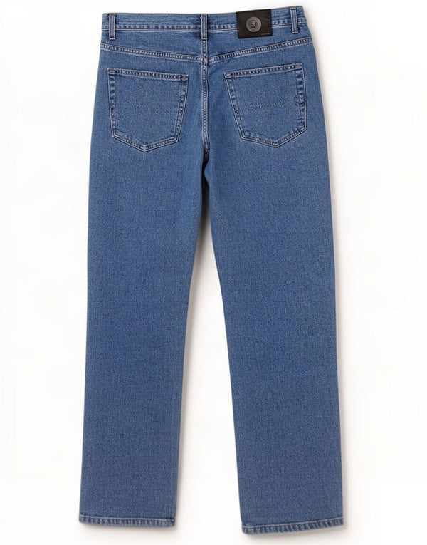 Jeans Straight Uomo Trussardi W34 L29 Cotone Blu