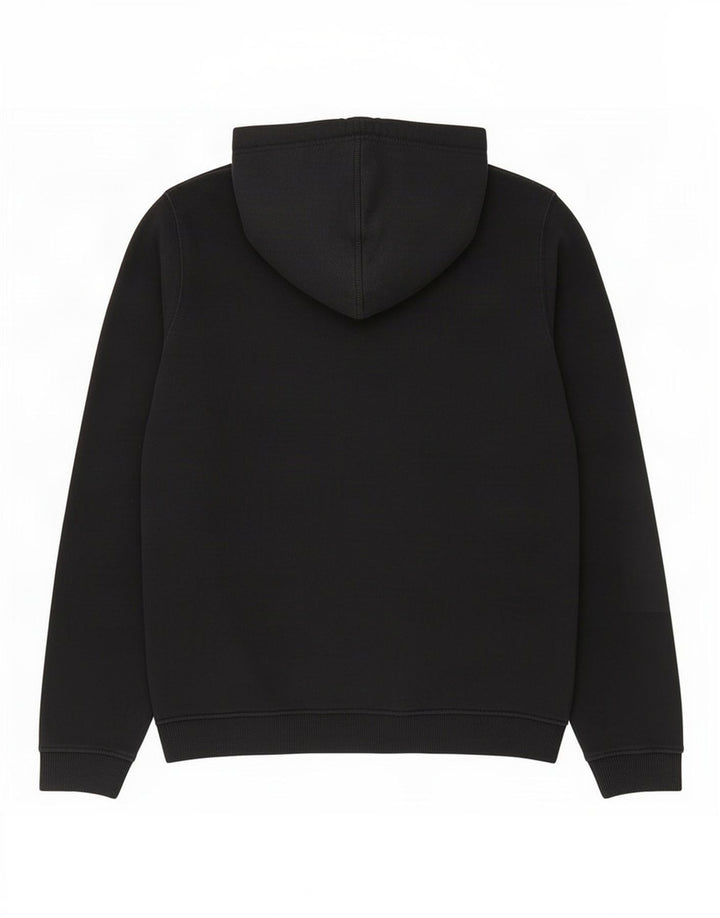 Maglione con cappuccio grafico da uomo Diesel in cotone nero medio