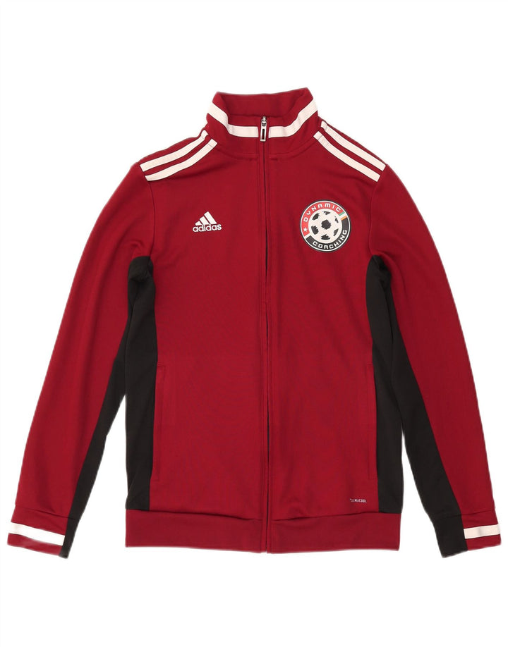 Giacca da ginnastica Adidas Climacool da donna UK 8/10 Piccola Borgogna