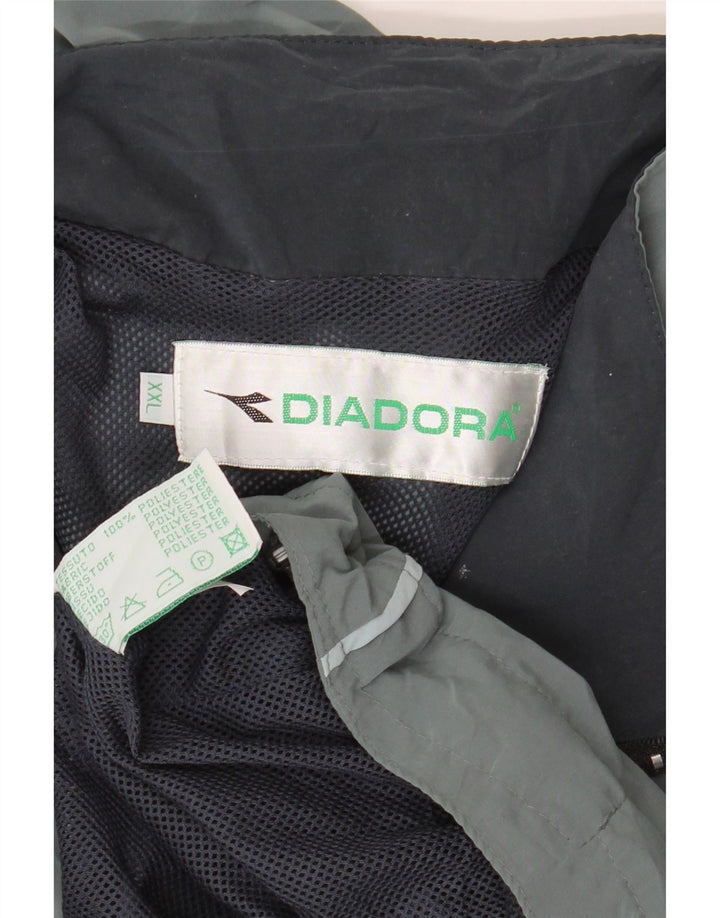 Giacca sportiva da uomo DIADORA 2XL Grigio Poliestere