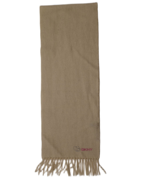 Sciarpa rettangolare da donna Dkny, taglia unica, in lana bianca