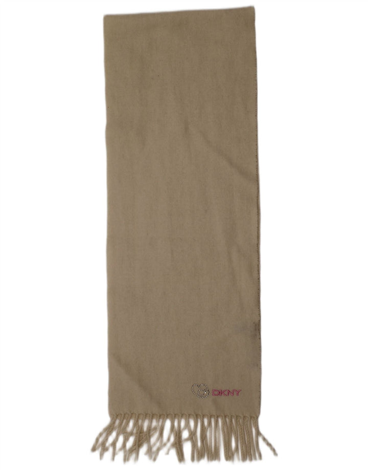 Sciarpa rettangolare da donna Dkny, taglia unica, in lana bianca