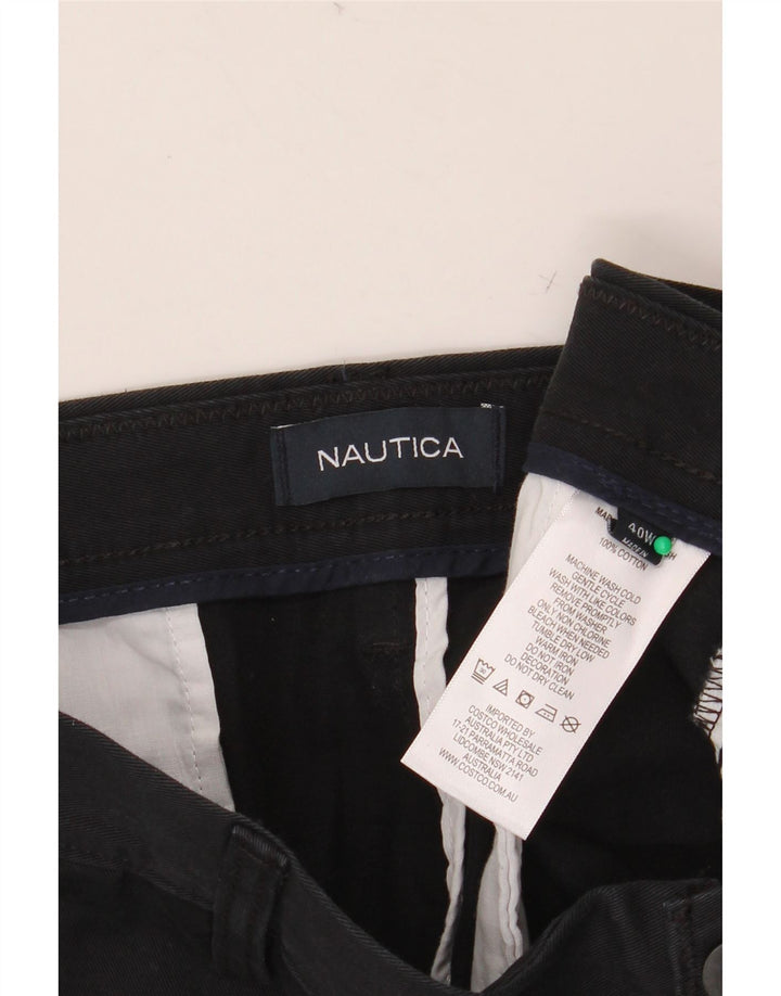 Pantaloncini chino da uomo NAUTICA W40 XL cotone nero