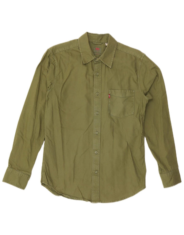 Camicia standard da uomo Levi's piccola in cotone kaki