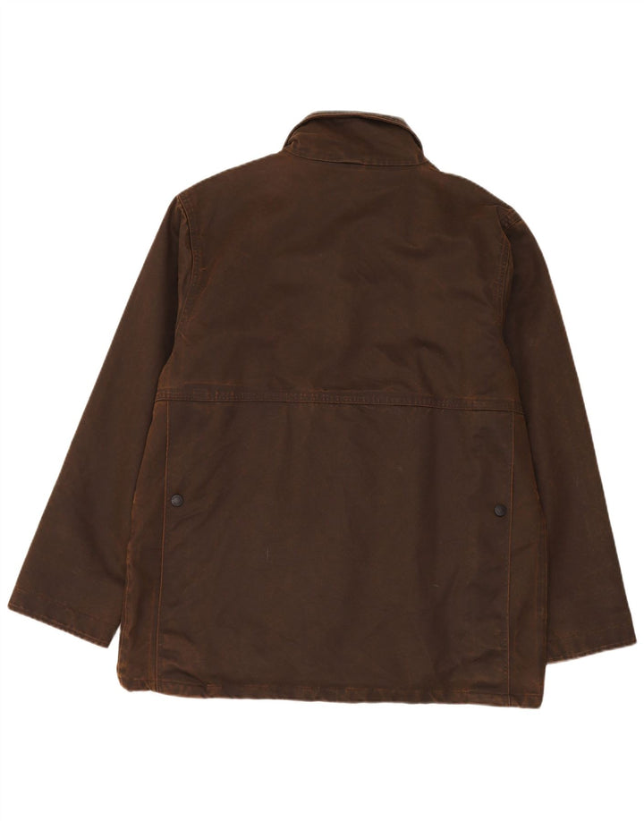 Giacca da uomo in cotone cerato Verney Carron UK 40 Large Marrone Poliestere