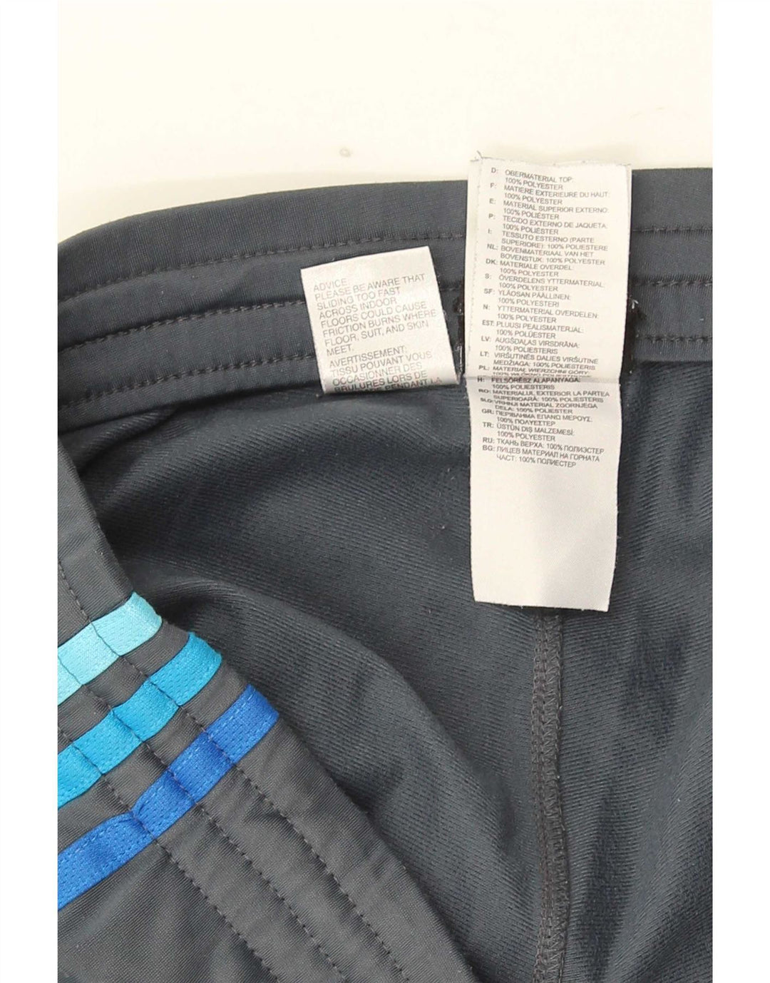 Pantaloni da tuta da uomo Adidas UK 36/38 Small Poliestere grigio
