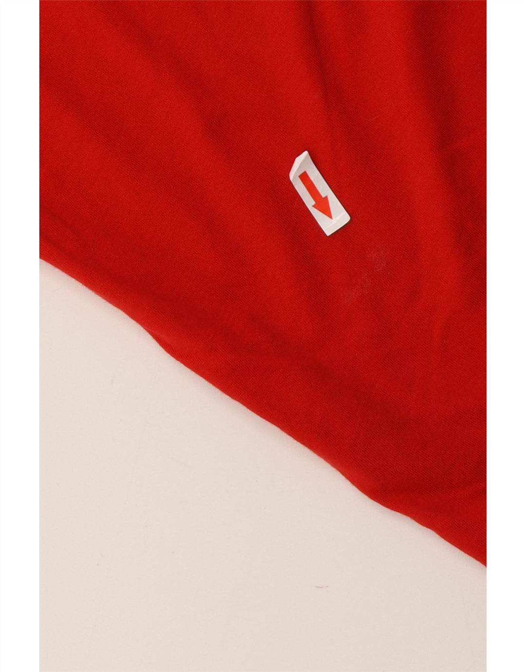CALVIN KLEIN JEANS T-shirt grafica da donna Top UK 14 Cotone rosso medio