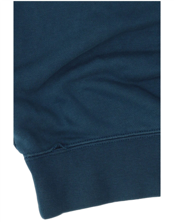 Felpa Nike Uomo Maglione Piccolo Blu Cotone