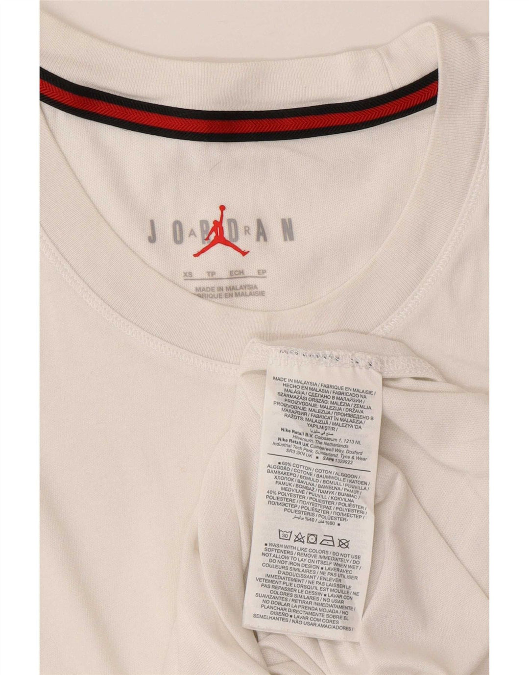 Gilet da uomo Jordan XS in cotone bianco