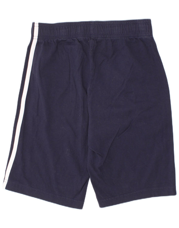 Pantaloncini sportivi Adidas da bambino 11-12 anni in cotone blu navy