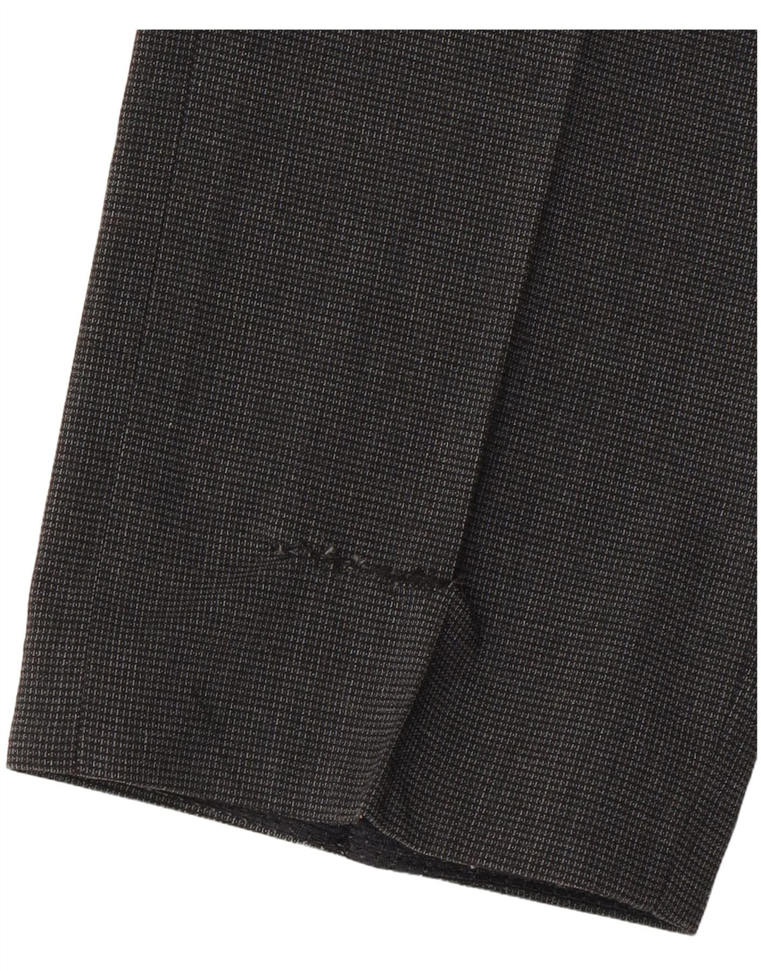 Pantaloni chino slim da uomo Zara EU 42 Large W32 L32 lana a quadri grigi