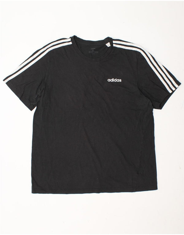 T-shirt da uomo ADIDAS Top XL in cotone nero