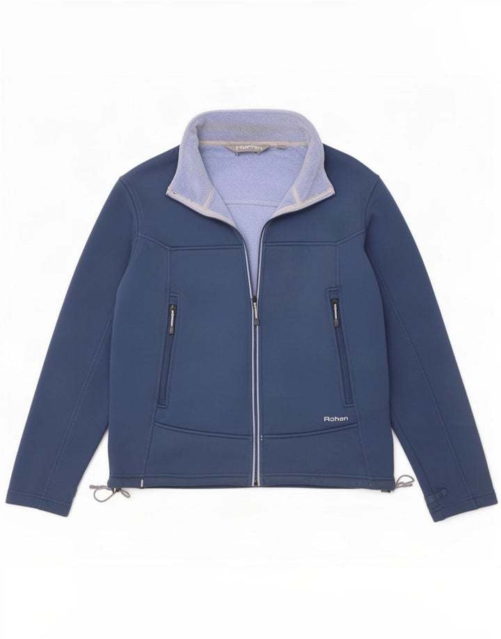 Giacca da tuta da donna Rohan UK 14 poliestere medio blu navy